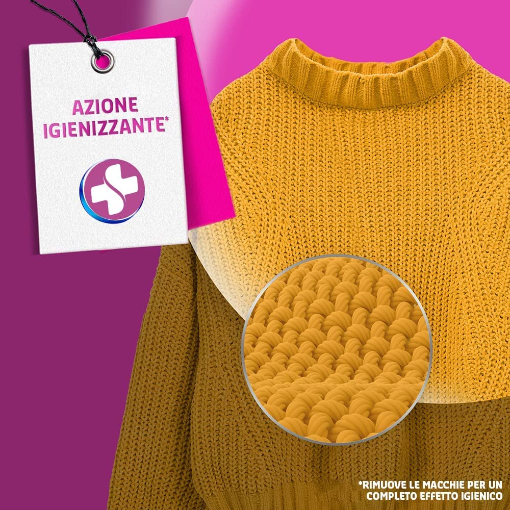 Vanish Polvere Rosa, Smacchiatore per Capi Colorati in polvere, 10 Confezioni da 300 g di Smacchiatore per Bucato, Additivo Lavatrice Multiazione senza Candeggina (Confezione da 2)