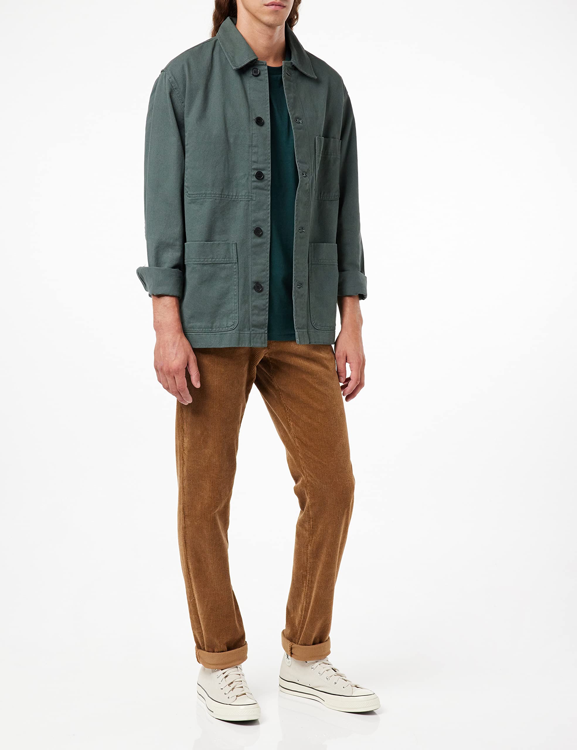 Tommy Hilfiger Uomo Pantaloni Chino Denton Satin Straight Fit