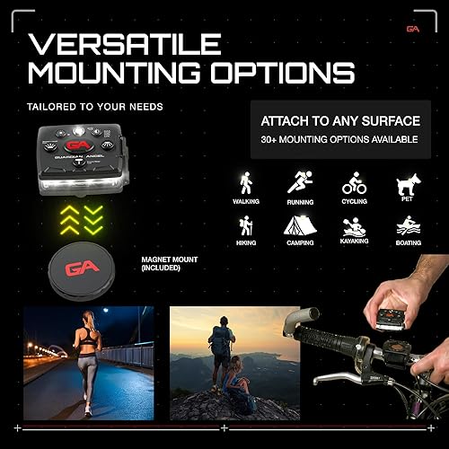 Miniatura 3 de Guardian Angel Elite Micro Personal Safety Light Bar - Magnetic Hands-Free Mountable Flashlight - Lightweight with Rechargeable Battery