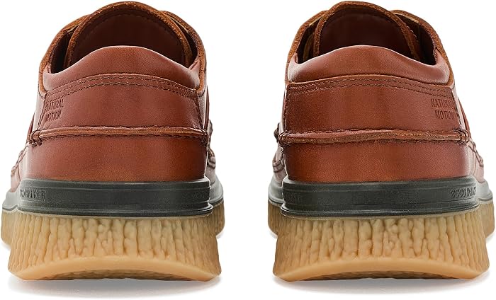 Мужские туфли ECCO Walker 3.0 Leather Oxford, цвет: Рыжевато-коричневый — фото 4