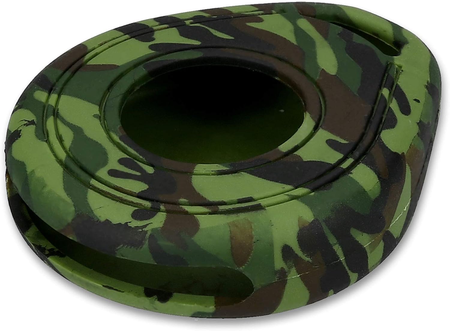 kwmobile Silicone Cover Compatible with Harley Davidson Motorcycle Key - Motorcycle Key Case - Camouflage Black/Light Green/Dark Green