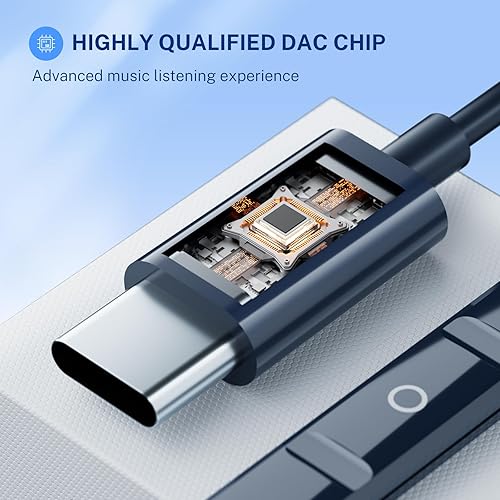 Miniatura 10 de Auriculares USB C, tipo C, para iPhone 1515 Pro15 Pro Max con micrófono, aislamiento de ruido, auriculares estéreo con cable para Samsung Galaxy S22