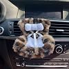 La-bubu Car Seat with Soft Furry Cushion for 10-17cm Dolls, La-bubu Accessories, Car Air Vent Decor, Includes Seat Leg for Desktop Display