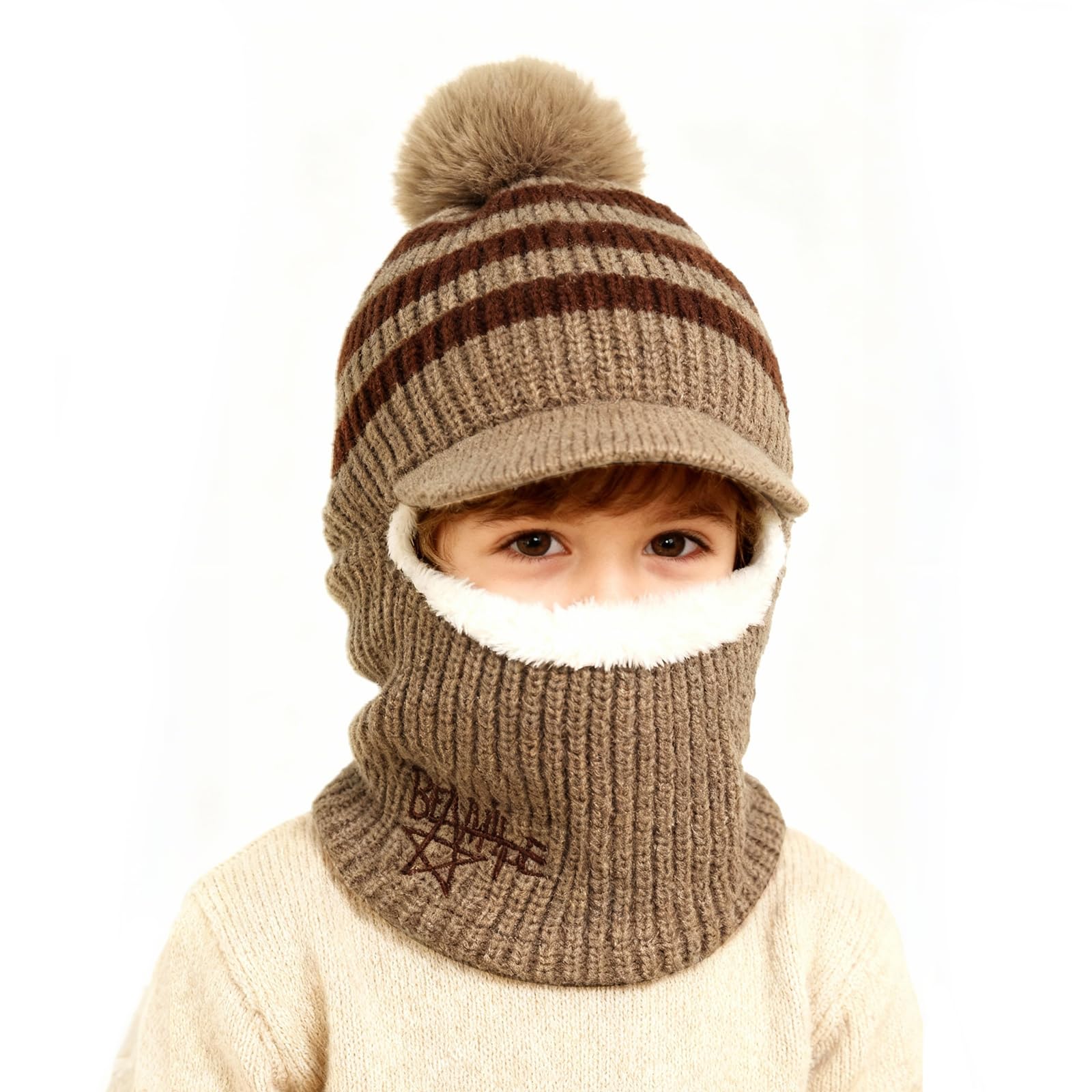Passamontagna Termico Per Bambini 2-10 Anni - Morbido, Antivento, Per Sci E Sport Invernali