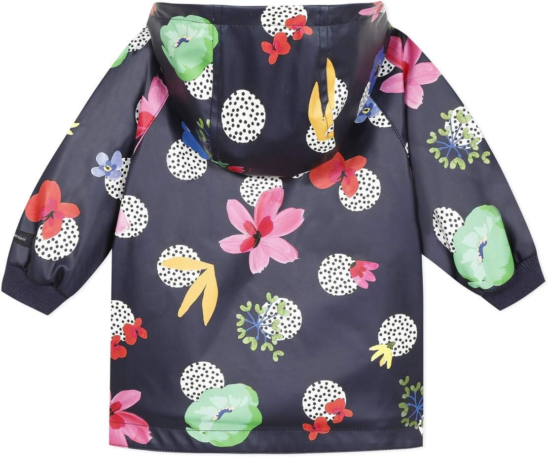 Flower printed hooded raincoat Tropicool (18mo)