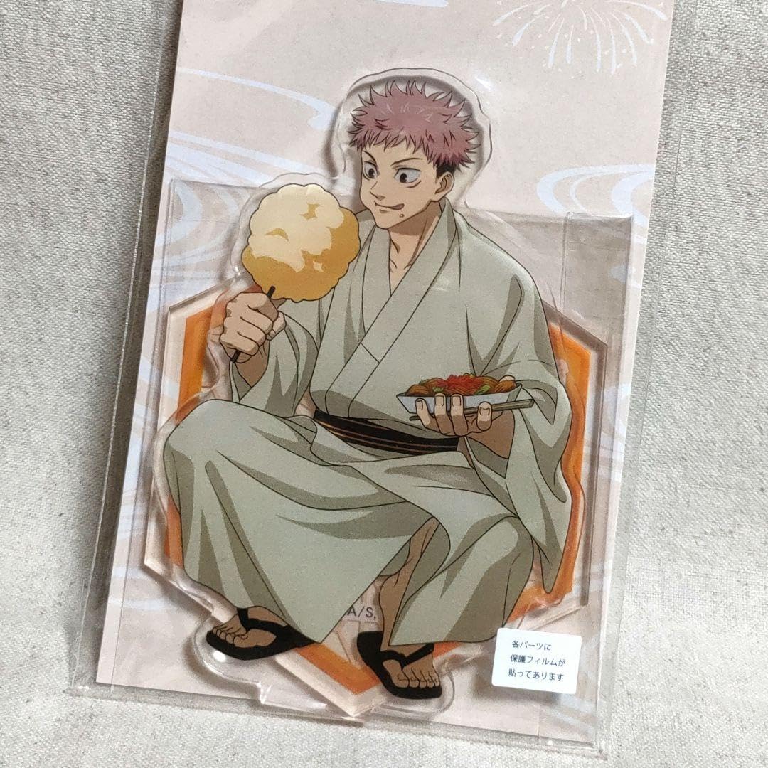 呪術廻戦 五条悟 虎杖悠仁 冬服 アクリルスタンド 2個セット 呪術廻戦 五条悟 虎杖悠仁 描き下ろし BIGアクリルスタンド 冬服