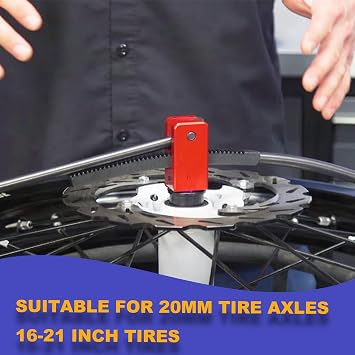 Dirt Bike Tire Changing Tools Complete Package for Motocross Enduro Compact Dirt Bike Tire Changer for 16 to 21 Wheels Quick Easy Mount 20mm Axles (Original kit)