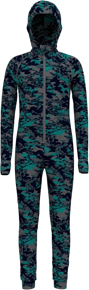 Odlo unisex-child Active Warm Eco Camo Onesie Kids