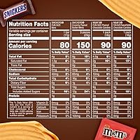 Vista 2 de Mars Chocolate SNICKERS & M&M'S - Caramelos de chocolate surtidos de tamaño divertido para amantes de la mantequilla de maní y maní, paquete