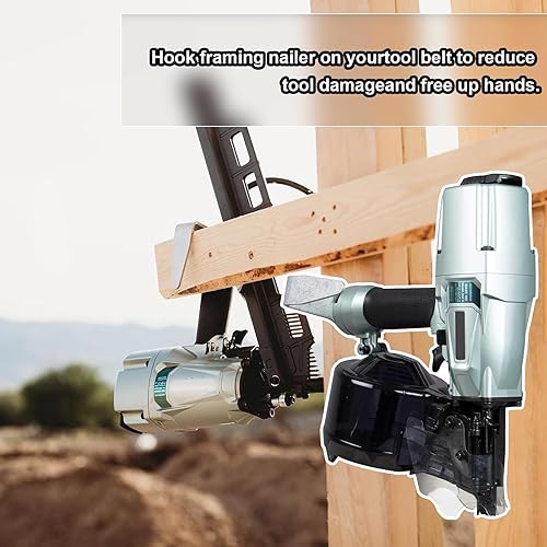 Miniatura 7 de 1* Nuevo gancho de aluminio de alto grado 889661M con perno para clavadoras de marco Hitachi metabo NR83A5 (S), NR83AA5, NV83A5, NR90AC5, NT65A5 y