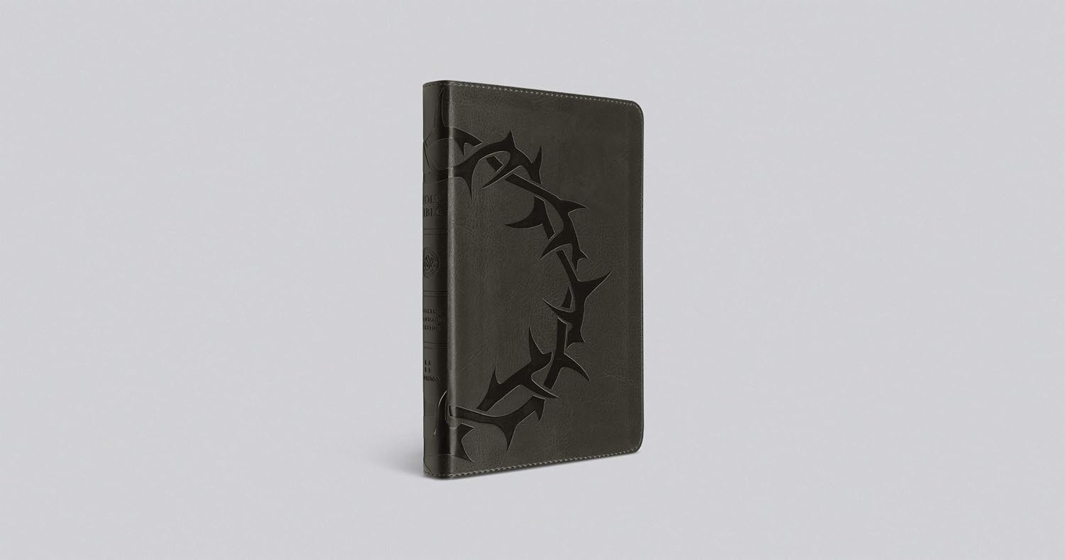 ESV Thinline Bible, Red Letter (TruTone, Charcoal, Crown Design): Holy Bible, English Standard Version