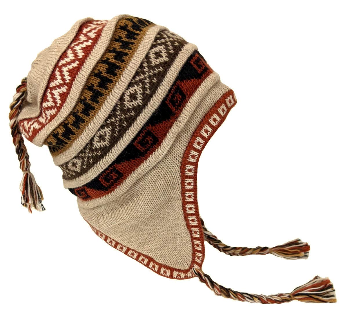 Alpaca Hat with Earflaps 100% Lining