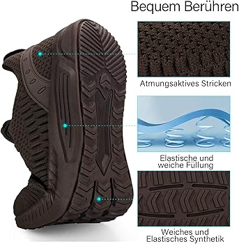 Zapatillas de Running para Hombre Transpirables Running Zapatos para Correr Gimnasio Deportives Transpirables Seguridad Atlético Trekking1