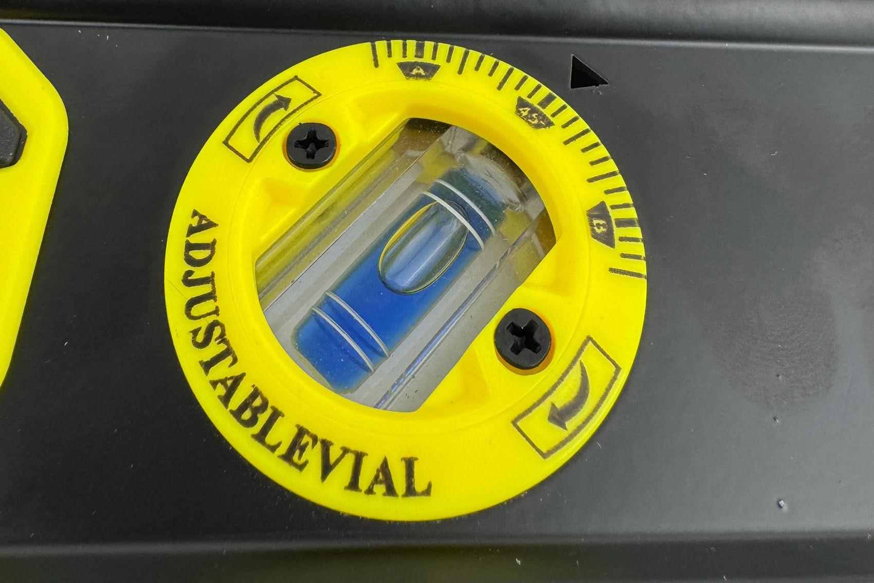 WELDINGER Wasserwaagen Set 230-1200 mm 5 Stück magnetisch Top View zwei Libellen