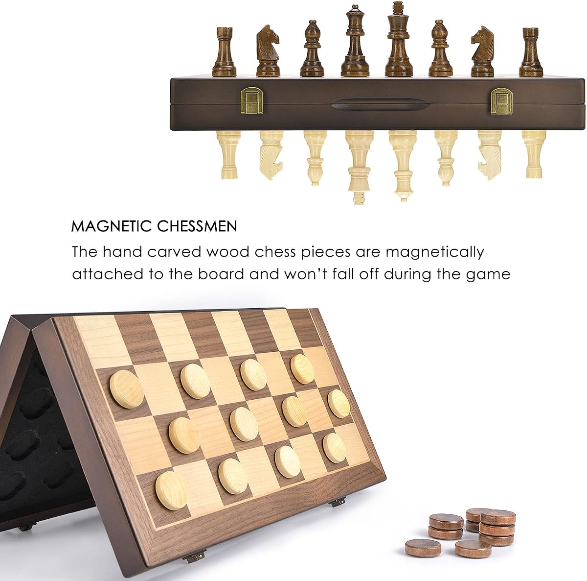 Natural Rubber Chess/Checkers Set view 4