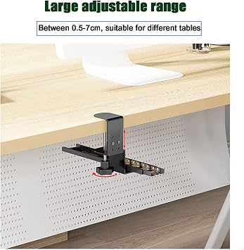 Adjustable Keyboard Tray Extension Computer Desk, Sliding Under The For And Mouse. (B 75x25cm)