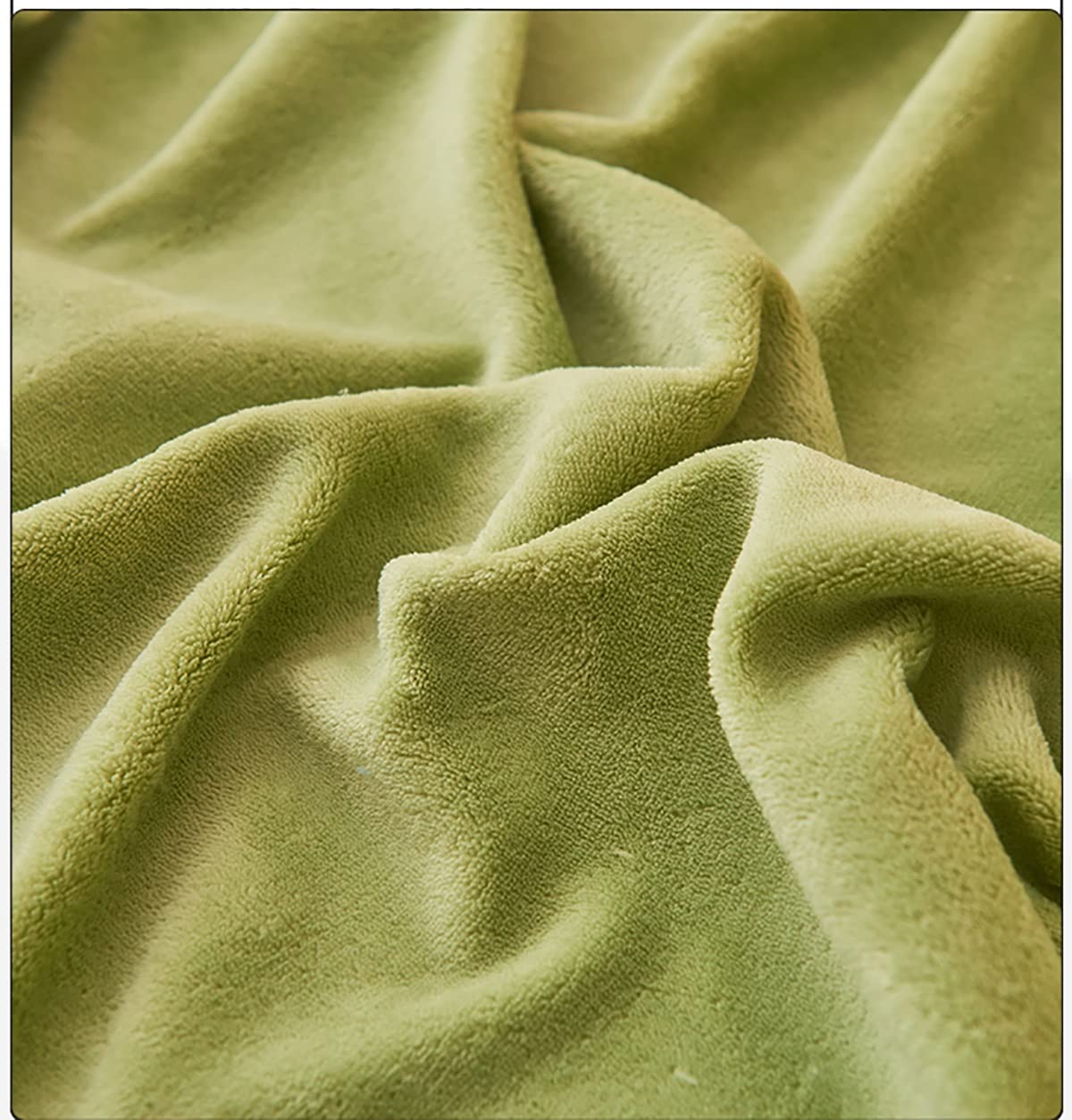Bettlaken,Spannbettlaken,Matratzenschoner,Bettüberwurf,Verdicktes Flanell Einzelbett Spannbettlaken Verdickung Im Winter rutschfest Waschbar (Color : Green, Size : 120x200cm)