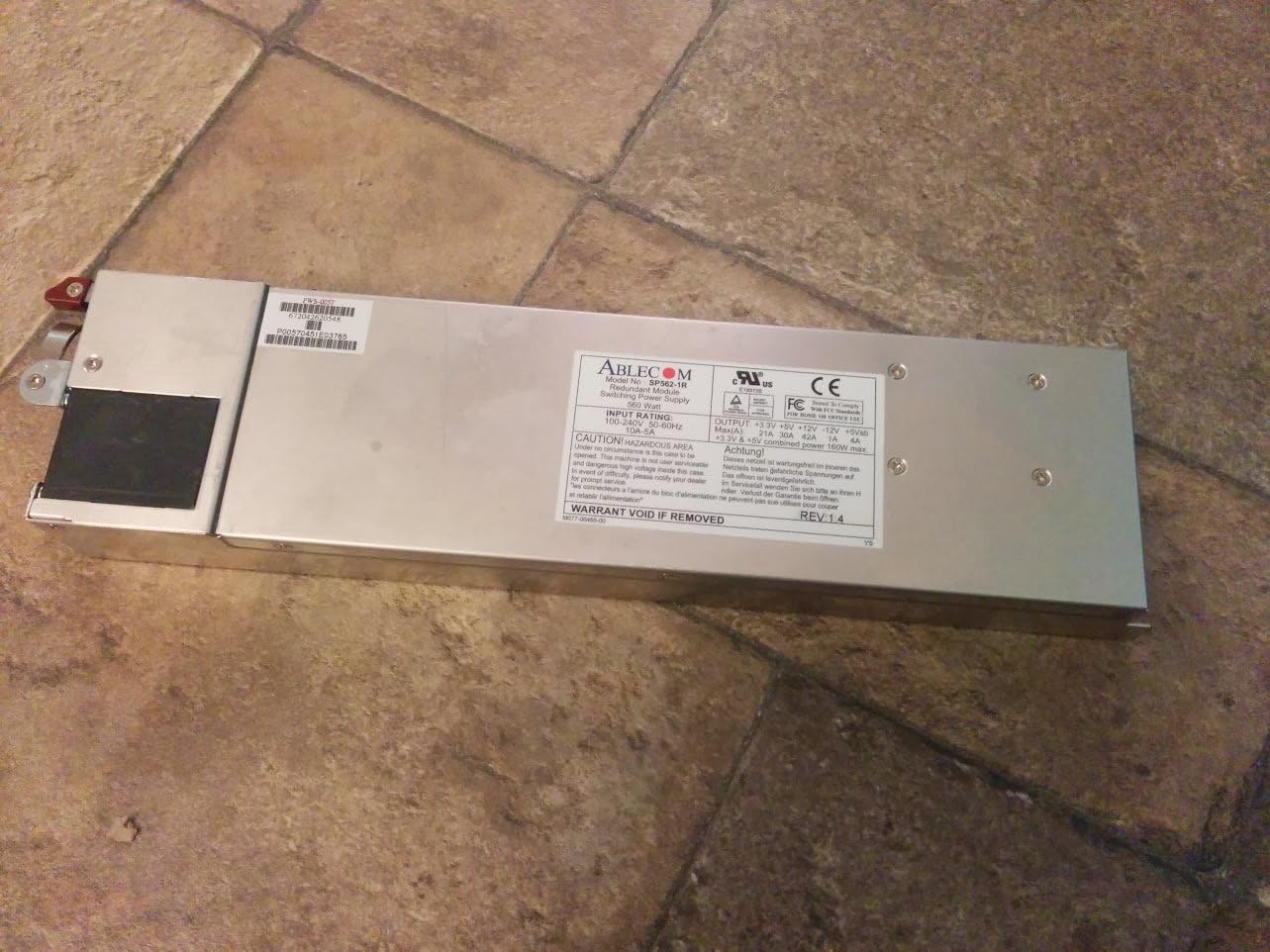 Fuente de alimentación Supermicro PWS-0057 560W miniatura 1