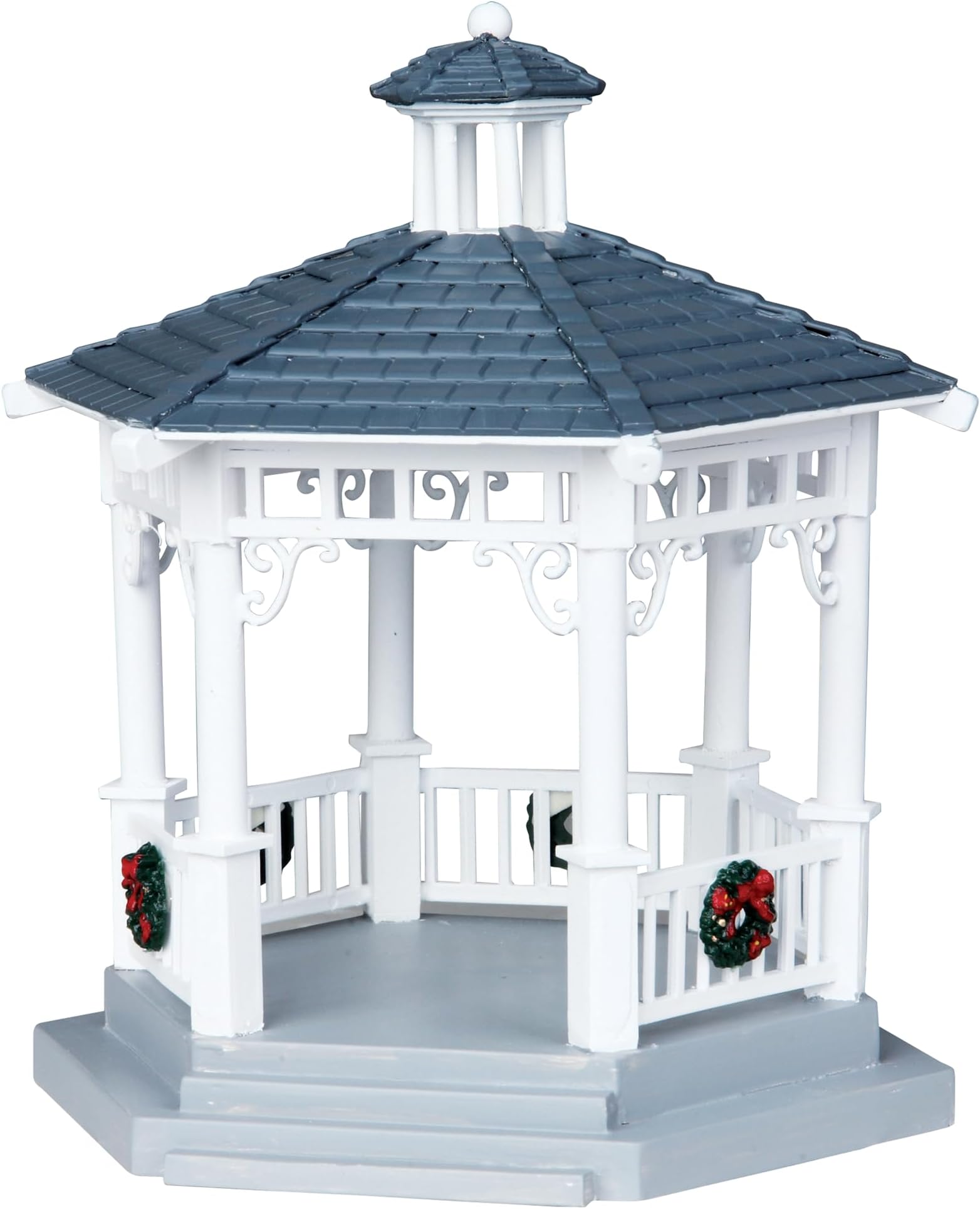 Lemax Chrsitmas Plastic Gazebo with Decorations (S/6)
