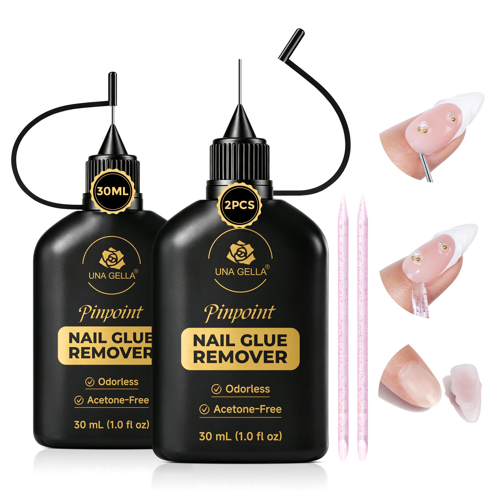 UNA GELLA Nail Glue - No UV Light -17