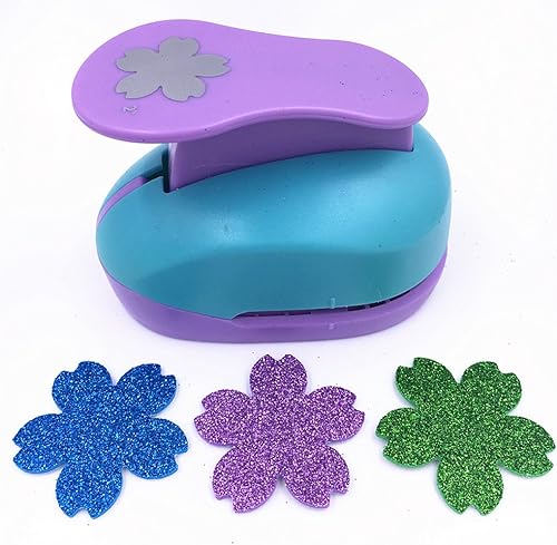 Miniatura 3 de TECH-P Creative Life - Tarjetas de álbum de prensa a mano de 2 pulgadas, varios patrones, perforadora de papel, tarjetas de álbumes de recortes,