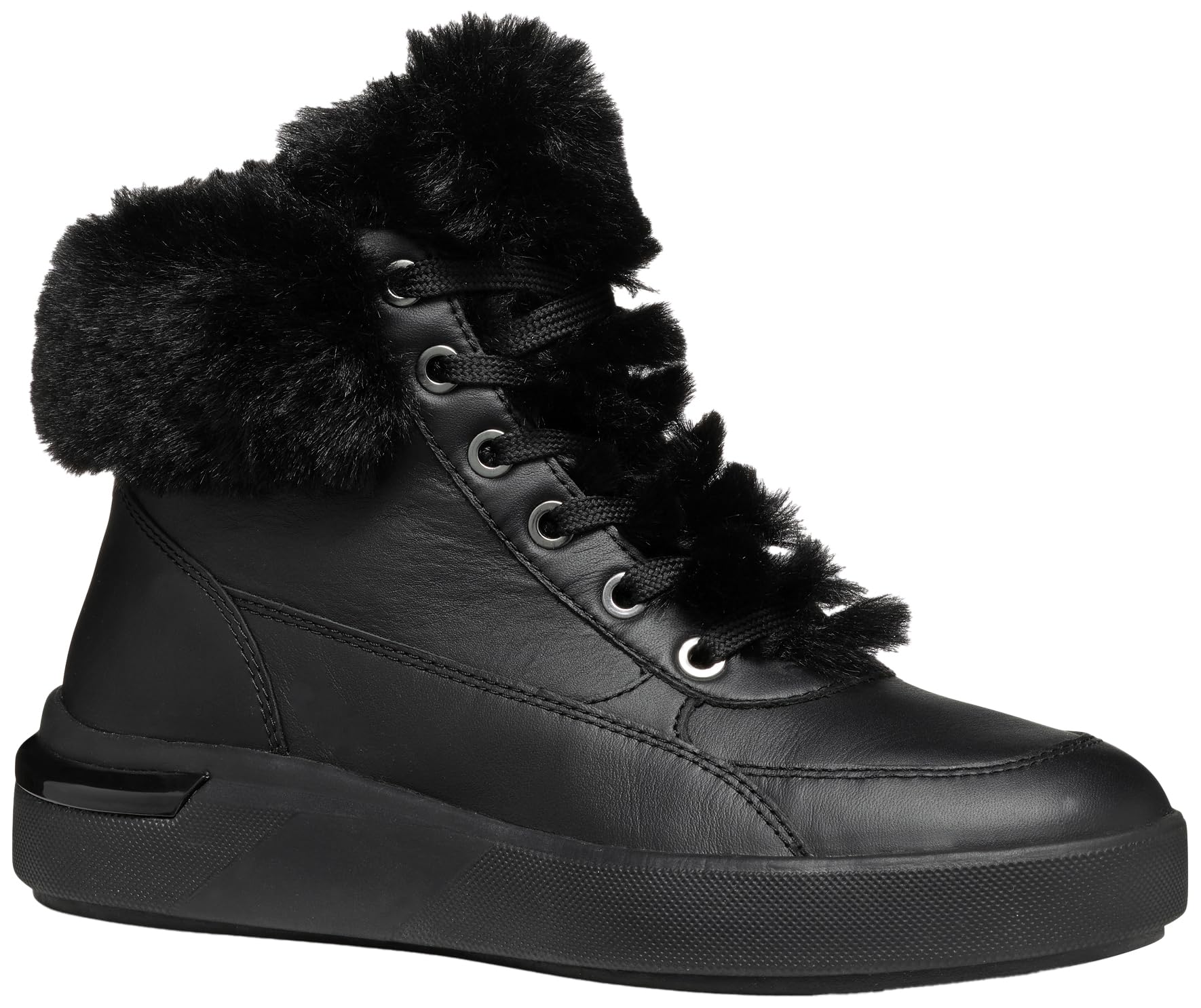 Geox Women's D Dalyla A Trainers, Black, 5 UK