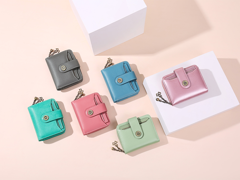 Portafoglio Donna In Vera Pelle SENDEFN - Con Blocco RFID, 8 Tasche Per Carte - Foto 6