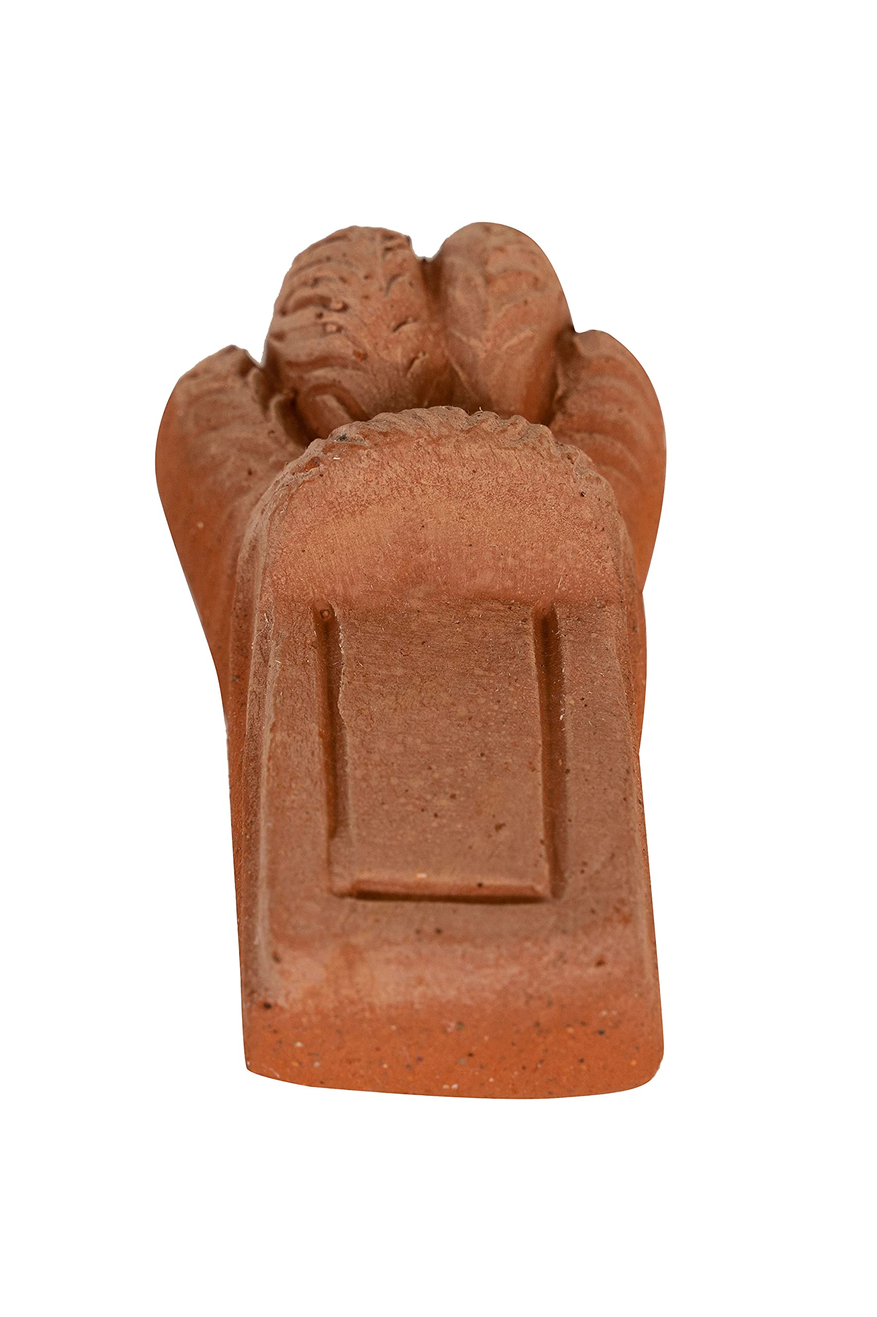 Biscottini Ensemble de 12 Pieds de Pots en Terre Cuite pour Plantes d'Extérieur 11,5x5,5x7 cm - Grands Sous-Pots pour Extérieur Lion - Sous-Pot pour Plantes d'Extérieur - Sous-Pot