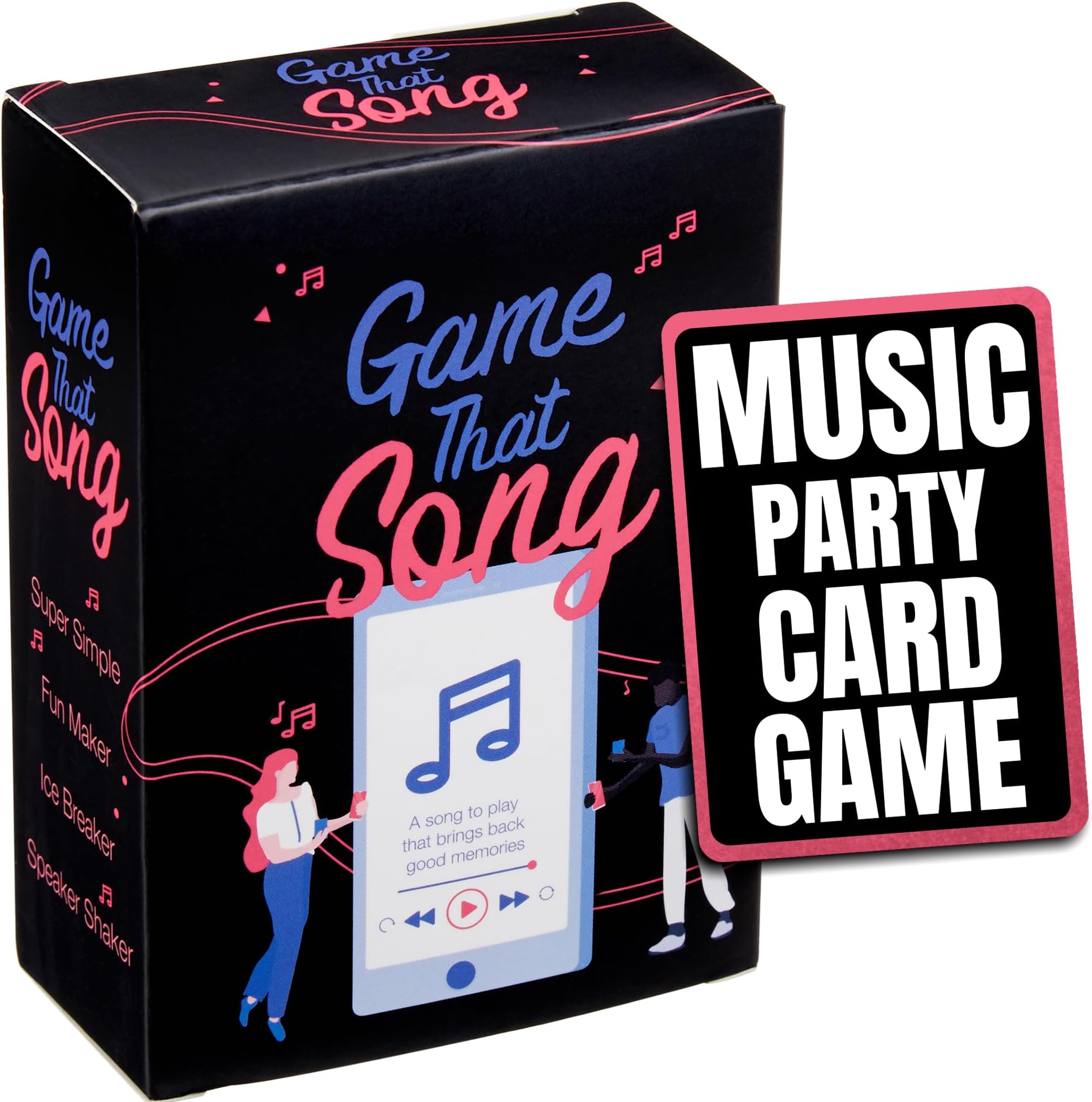 Music Party Game for Adults & Family – Card Game for Game Night – Pick Or Guess the Song, Play the Best Song & Compete – Fun Karaoke Style Game for Music Lovers