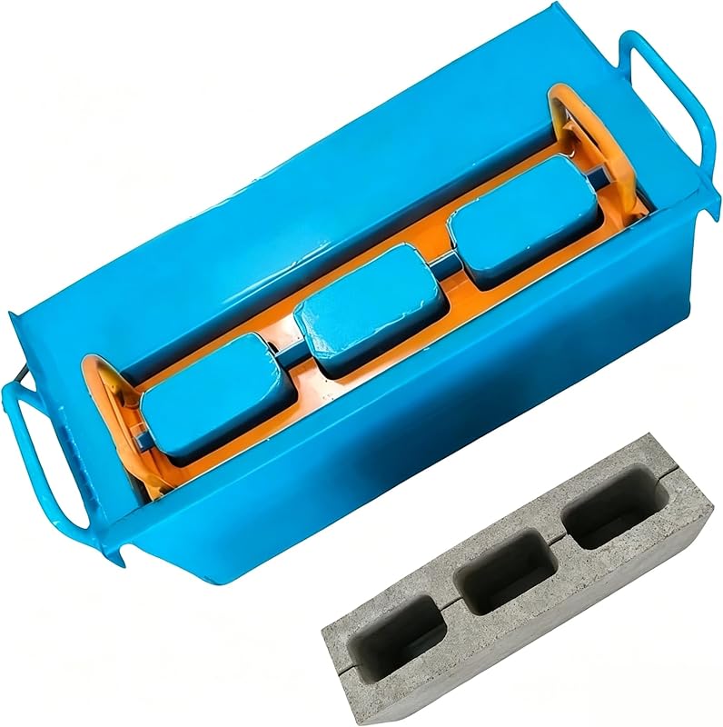 Professional Brick Making Machine, Concrete Block Machine, 45s Forming, 30 Bricks/H, 212Vibration/Min, Optional Multi-Molds, All-in-One for DIY, Farm, Construction,Self-build homes, etc. (H7)