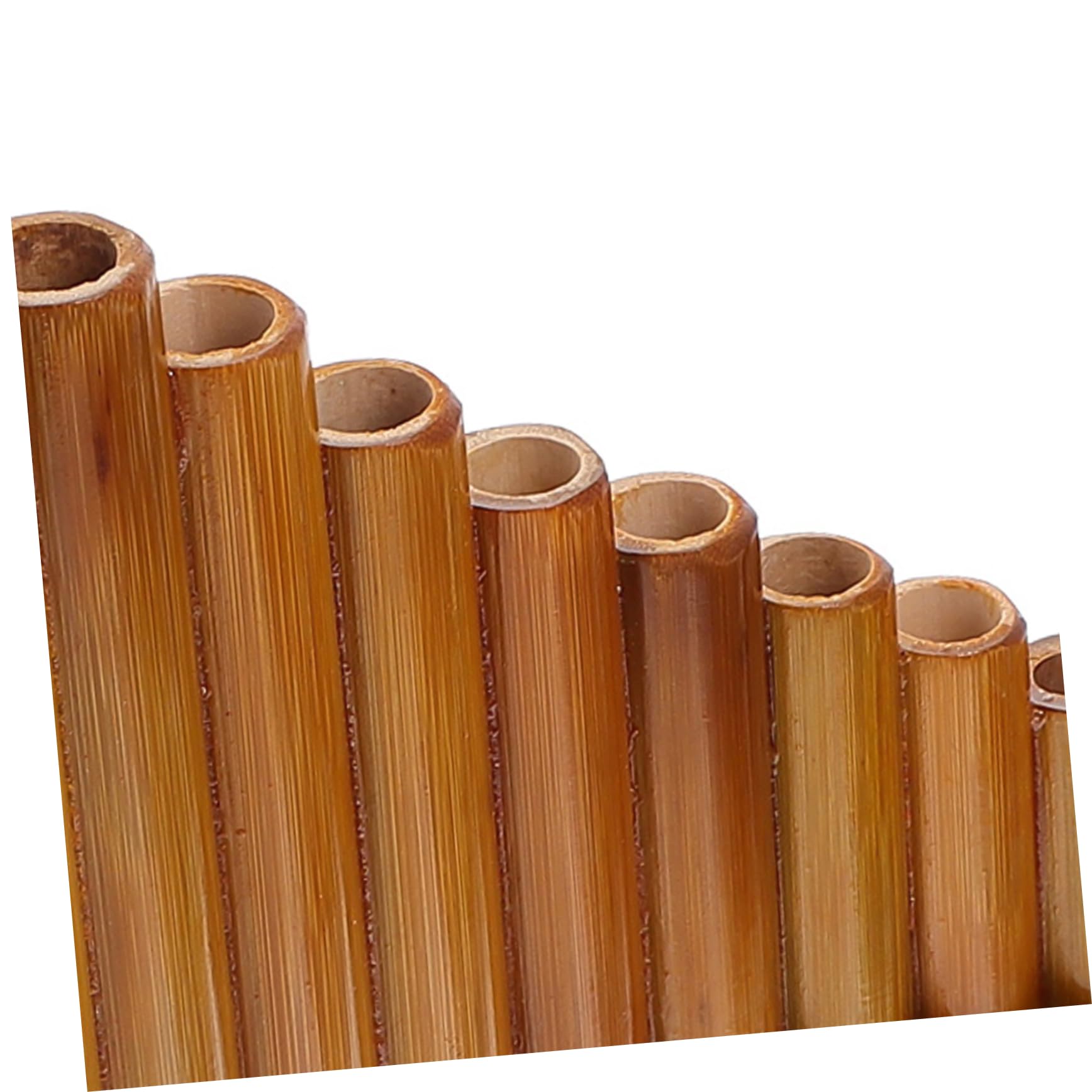 BESTonZON Flauto Di Pan Di Bambù 15 Canne in G, Strumento Musicale Didattico Portatile Per Principianti e Professionisti, Design Ergonomico Per Mano Destra, Adatto a Esibizioni e Pratica Scolastica