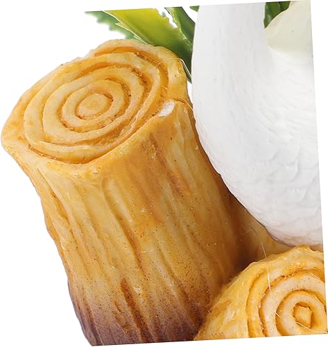 Miniatura 5 de UPKOCH Sashimi Sushi Guarnición Mini Plantas Artificiales Decoración Japandi Flor de Cerezo Decoración de Sushi Gadget Plato de Hielo Seco Plato de