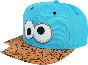 Difuzed Sesame Street Cookie Monster Unisex Cap Multicoloured