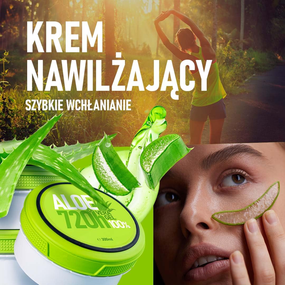 Aloe Vera 720H, Twoim kompleksowym rozwiązaniem dla nawilżonej i ukoić skóry Nawilżanie Uspokajanie skóry głowy Ochrona 2000 ml