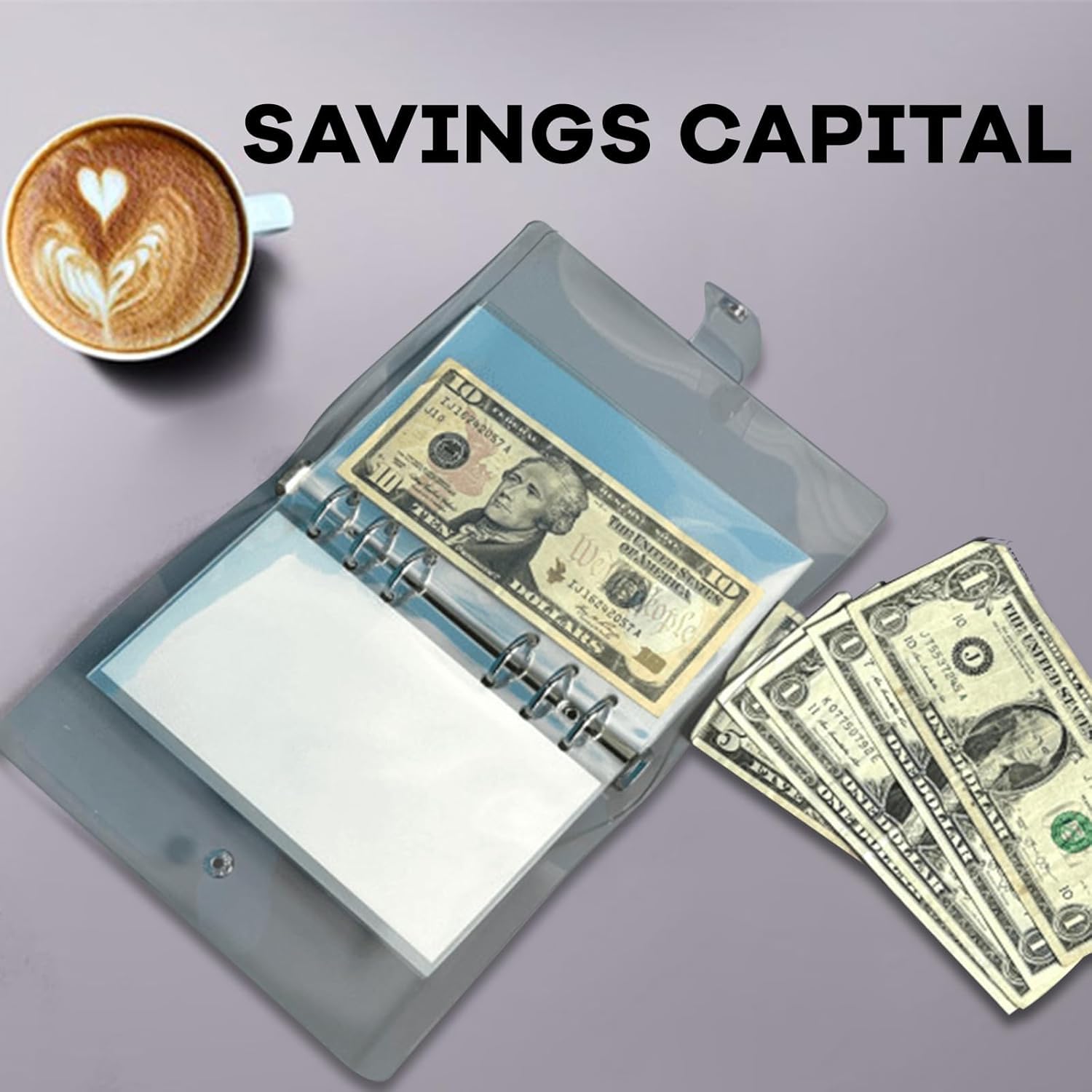 12-Month Envelope Savings Challenge Binder – 2.5K/5K/10K Money Saving Book With Envelopes