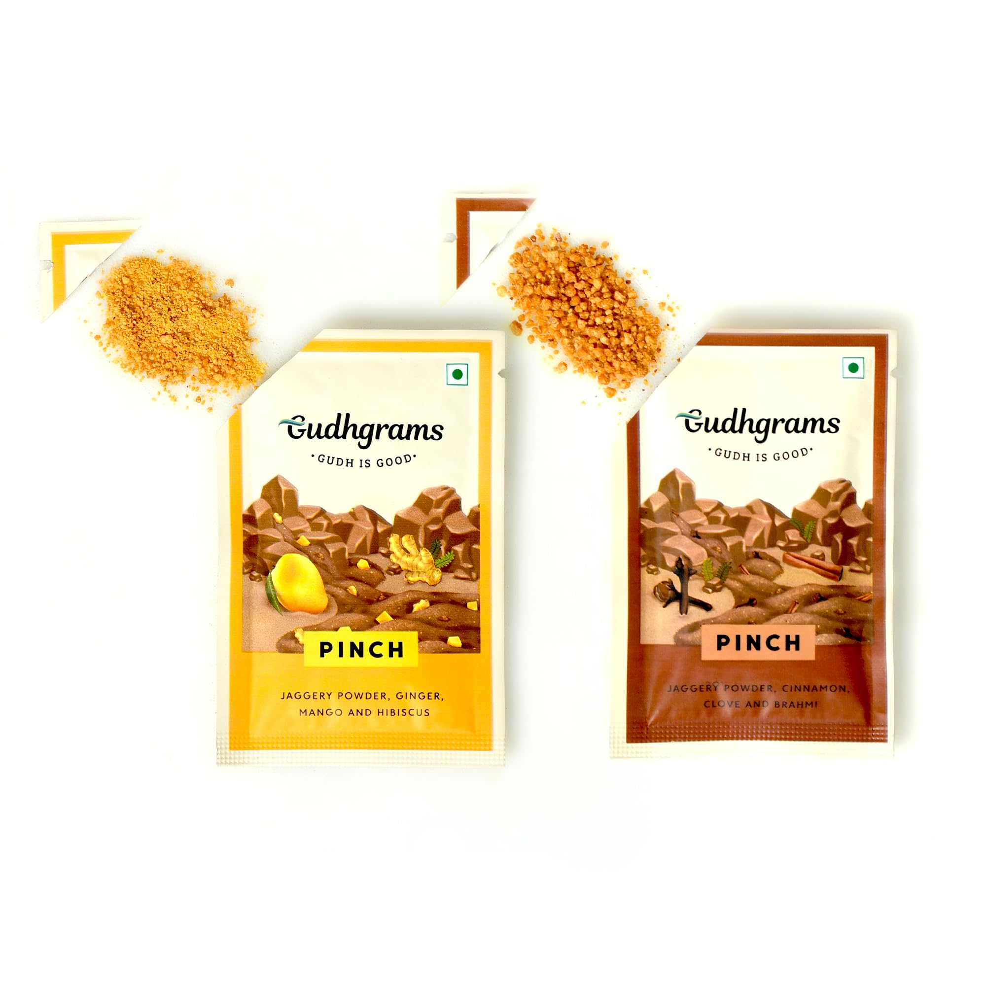 Gudhgrams - Mukhwas with Organic Jaggery (Gudh) | Mango Ginger + Cinnamon Clove | Pack of 30 Sachets (150g) | After Meal Sweet | Sugar-Free Digestive Mouth Freshener (B0D9P778ZL) Amazon Price History, Amazon Price Tracker
