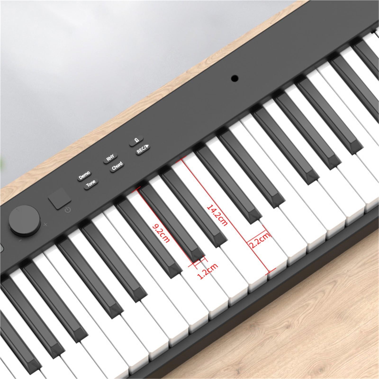 Tastiera Digitale Per Principianti Pianoforte Elettronico Pieghevole Portatile A 88 Tasti Con Strumento Per Pianoforte Elettronico Professionale Per Adulti Leggero