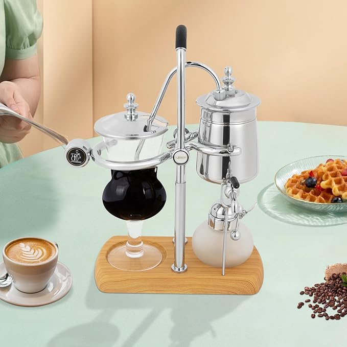 Cafetera Sifón Portátil con Quemador de Alcohol y Sistema de Vacío miniatura 2