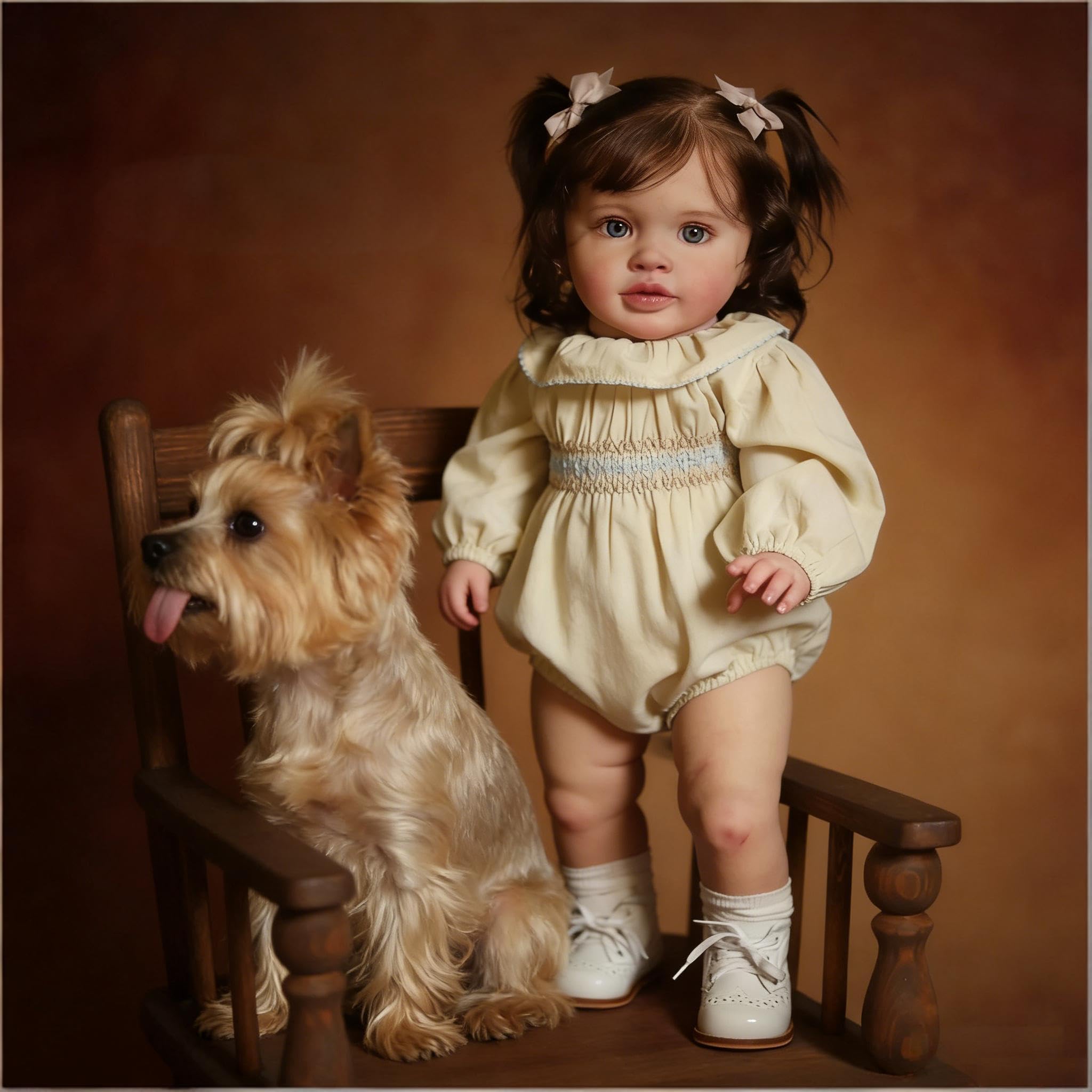RXDOLL Bambole realistiche Reborn Toddler Pippa 66 cm Bambole Reborn Baby Bambole Ragazza Morbido Panno in Vinile Corpo Bambole Realistiche Che Sembrano Vita Reale Bambino Bambola per Ragazze 3+