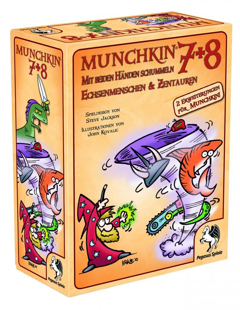 Pegasus Spiele 17226G - Munchkin 7+8, Kartenspiel