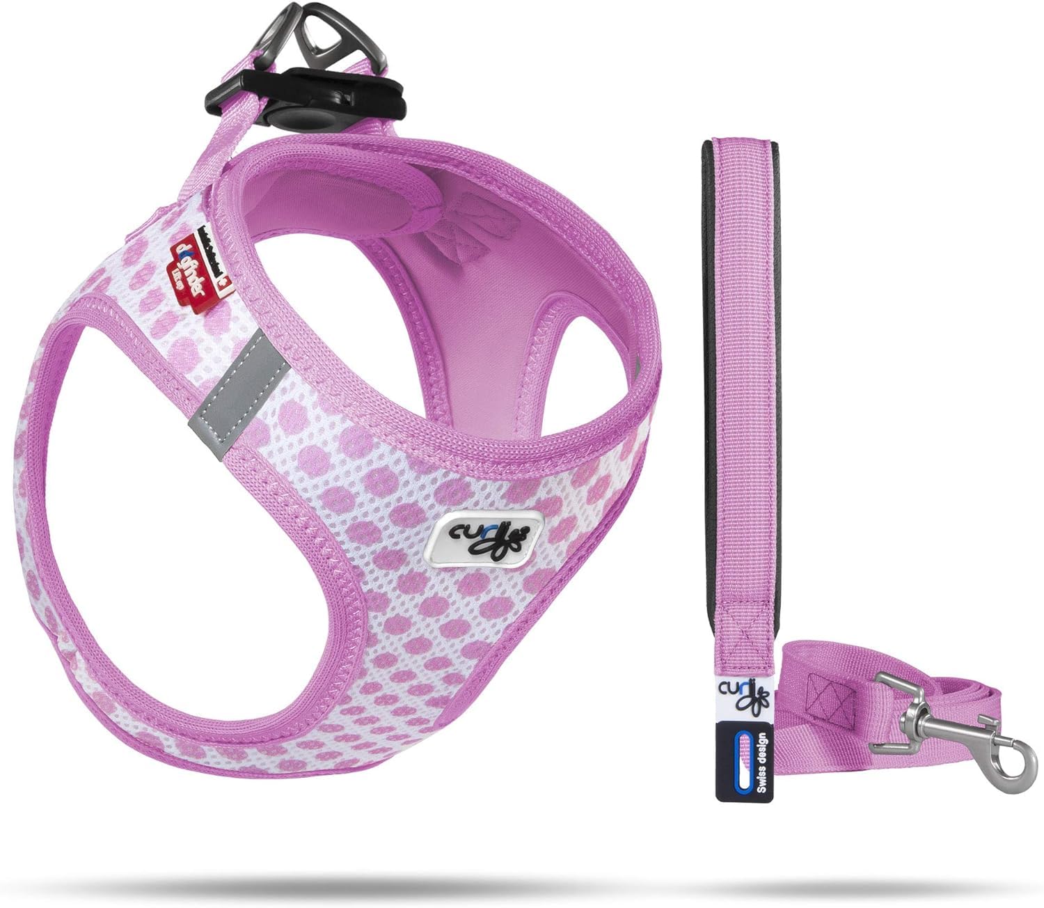 Annabelle Vest Hundegeschirr Pink Größe M – Bequem & Sicher Mit Klett Und Schnalle, Für Mittlere Hunde