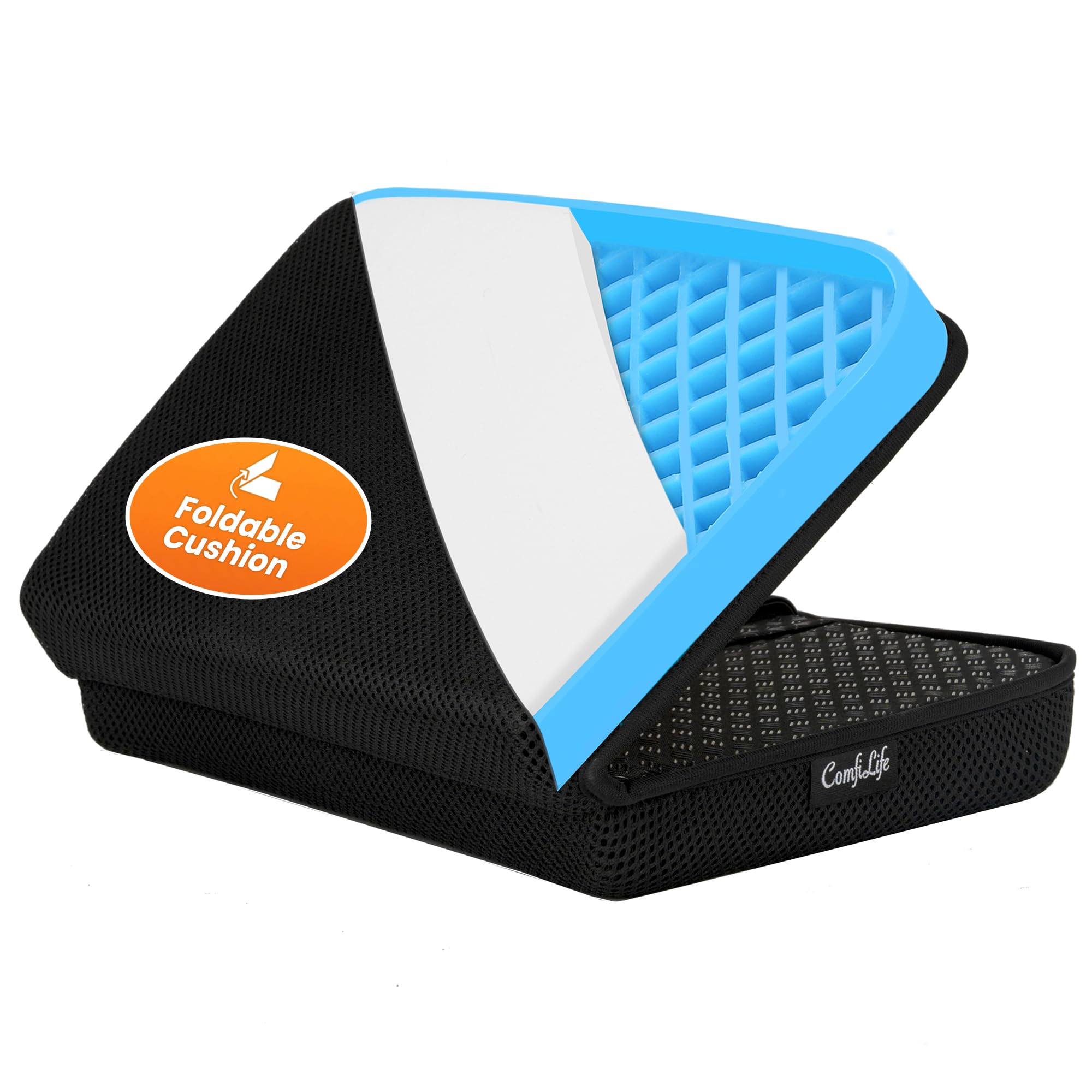 ComfiLife Ergo-Gel + Comfort Foam Airplane Seat Cushion