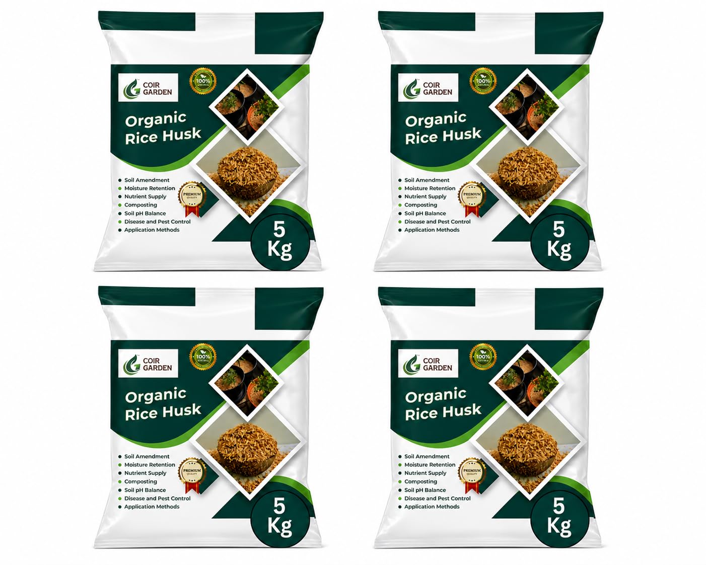 Organic Rice Husk Powder - 1 KG -9 Organic Rice Husk Powder - 1 KG -9