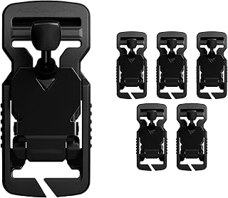 FIDLOCK V-BUCKLE 25 Split Bar [5-Pack] — Quick-Release Magnetic Buckle