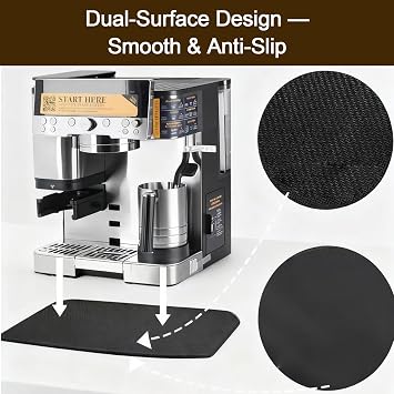 Makes the 30-pound Ninja Luxe Cafe Pro a Moving Coffee Maker | Japanese Precision, Premium Silicone Molding | Quick Espresso, Latte | Includes Sliding Mat for Ninja Luxe Cafe