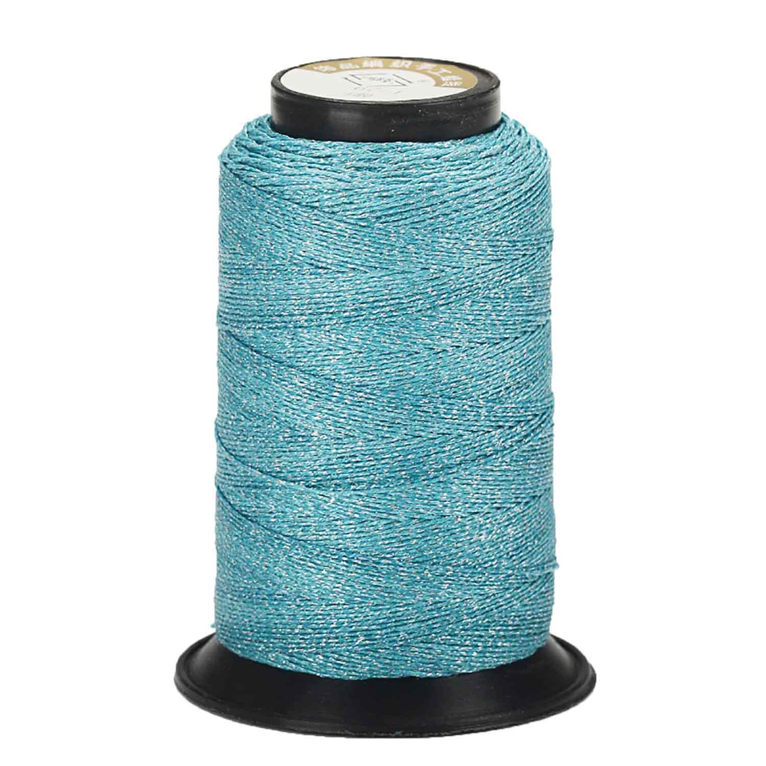 330 m x 0,3 mm, hilo de coser para máquina de bordar, hilo metálico para máquina de bordar, hilo de poliéster para bordado a mano y acolchado, máquinas de coser principiantes, accesorios de