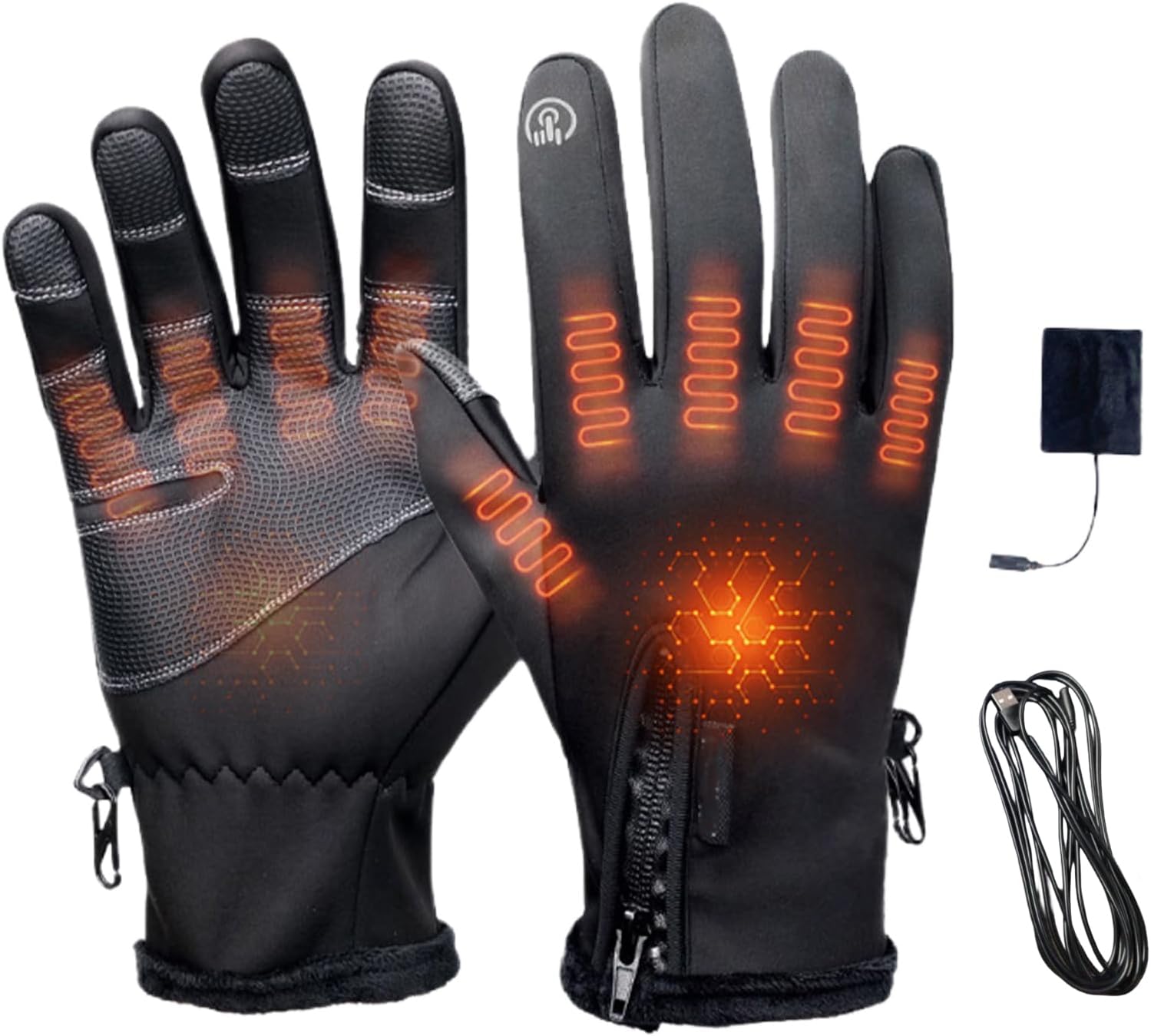 Electric Heated Gloves โ€“ Rechargeable 3 Temperature Mode Thermal Gloves