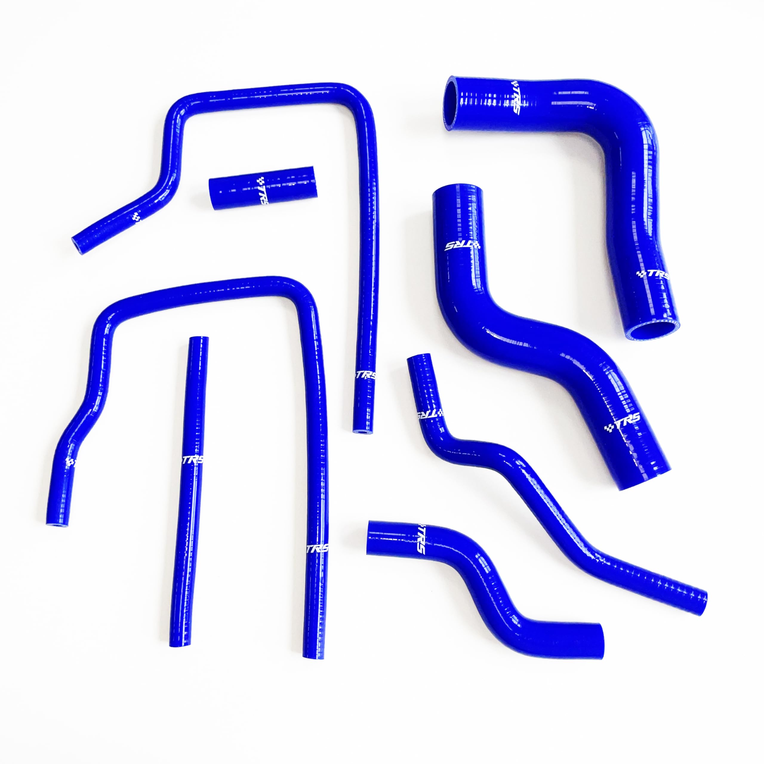 TRS Silikon-Kühlerschläuche kompatibel mit Subaru Impreza WRX STI GC8 GF8 EJ20 96-00 (blau)