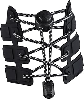 Generisch 1 par de cordones ajustables sin corbata Sistema de cordones rápido mejorado Cordones Cordones Redondo 80