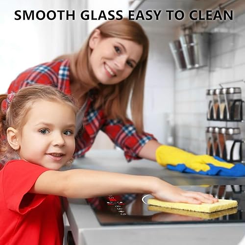 Miniatura 5 de Cocina eléctrica de doble quemador enchufable de 2000 W, 110 V  120 V, estufa eléctrica de 2 quemadores para cocinar, estufa de cocina de 110